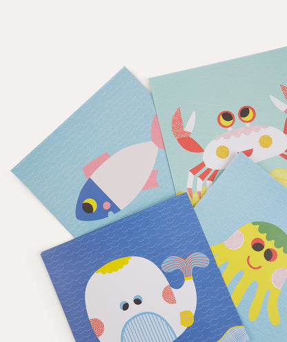 Djeco Create with Stickers Sea Creatures