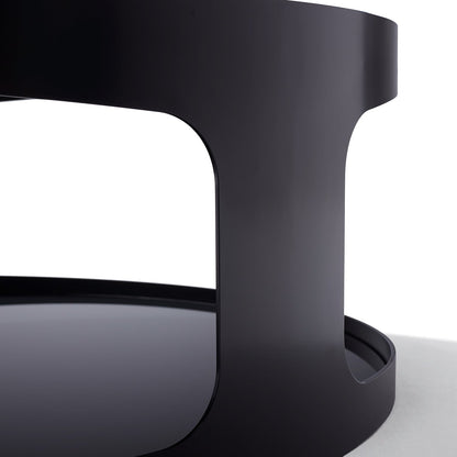 draenert | colin coffee table | verde bamboo stone + black frame