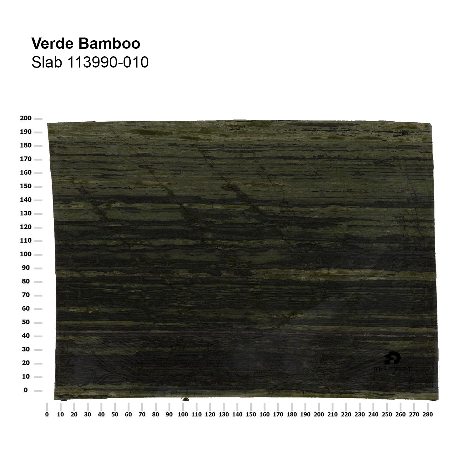 draenert | colin coffee table | verde bamboo stone + black frame