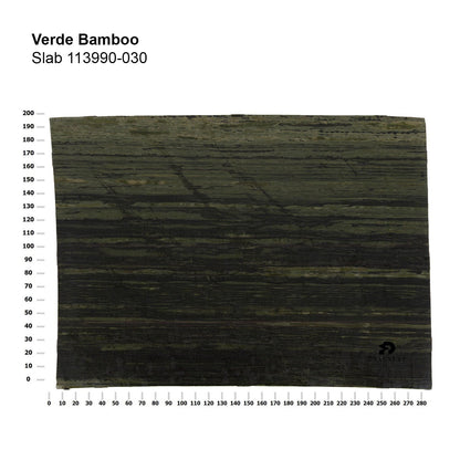 draenert | colin coffee table | verde bamboo stone + black frame