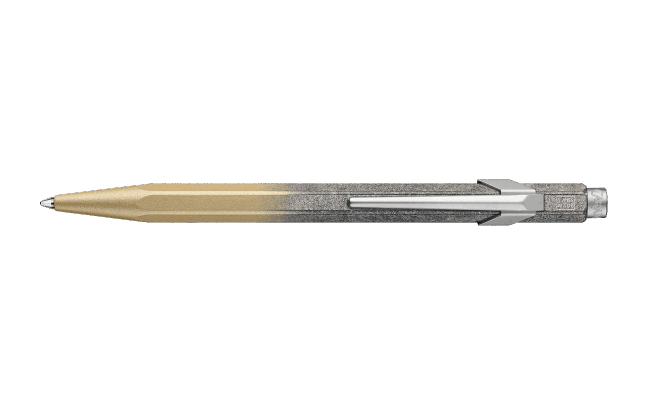 Caran d'Ache 849 Ballpoint Pen - Cosmic Blue - Gold - Special Edition