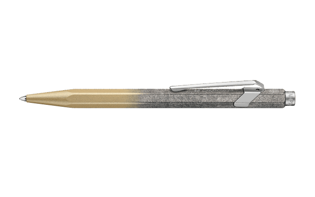 Caran d'Ache 849 Ballpoint Pen - Cosmic Blue - Gold - Special Edition