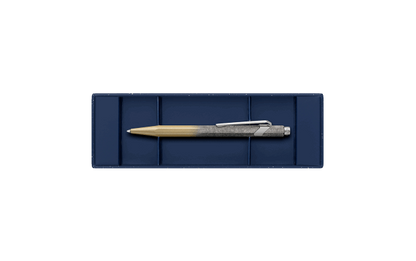 Caran d'Ache 849 Ballpoint Pen - Cosmic Blue - Gold - Special Edition