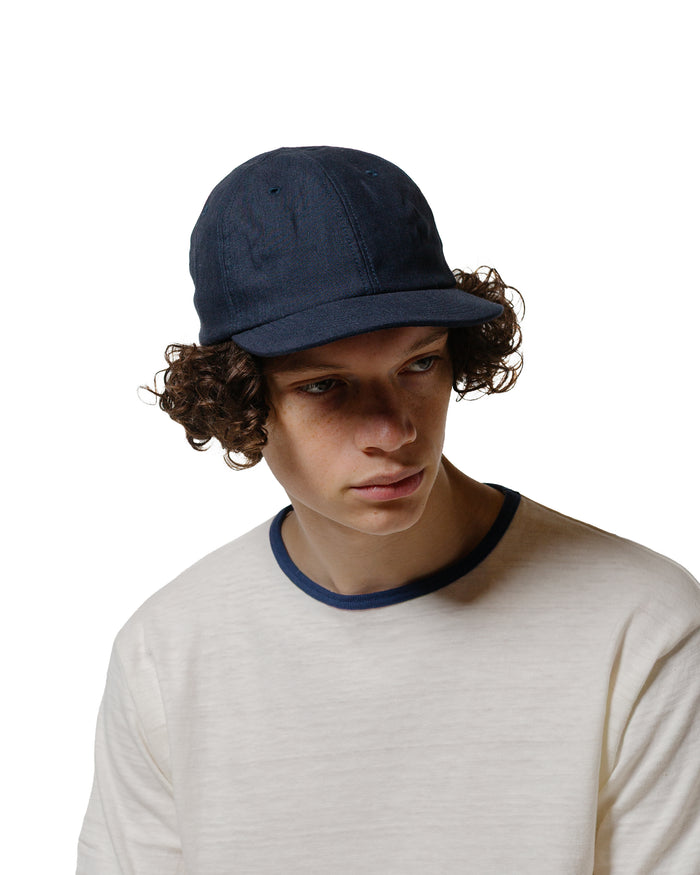lost & found Found Feather Found Feather Classic 6 Panel Baseball Cap Cotton Linen CoolMAX Navy