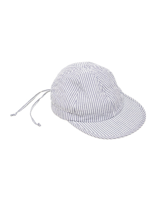 Found Feather Classic Corded Cap Cotton Yarn Dyed Sheeting Blue Stripe