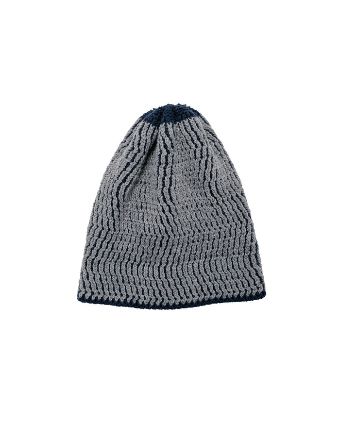 Found Feather Wave Skully Navy Grey