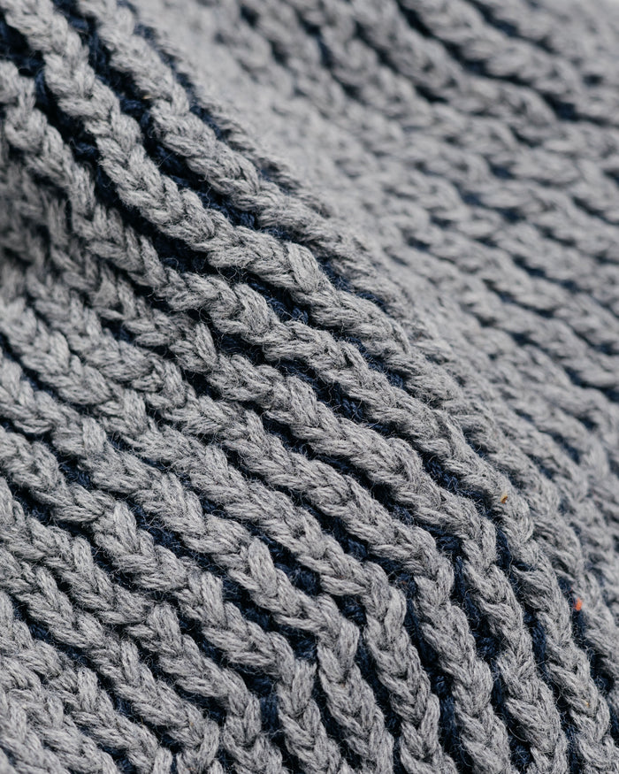 Found Feather Wave Skully Navy Grey