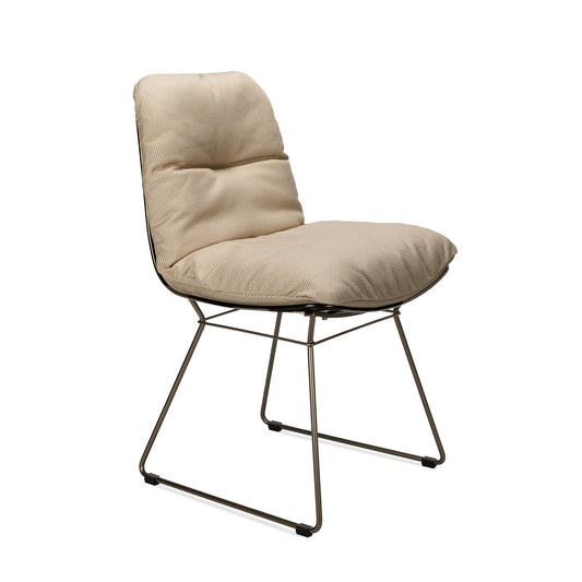 freifrau | leyasol chair | lopi chai + steel bronze glaze frame