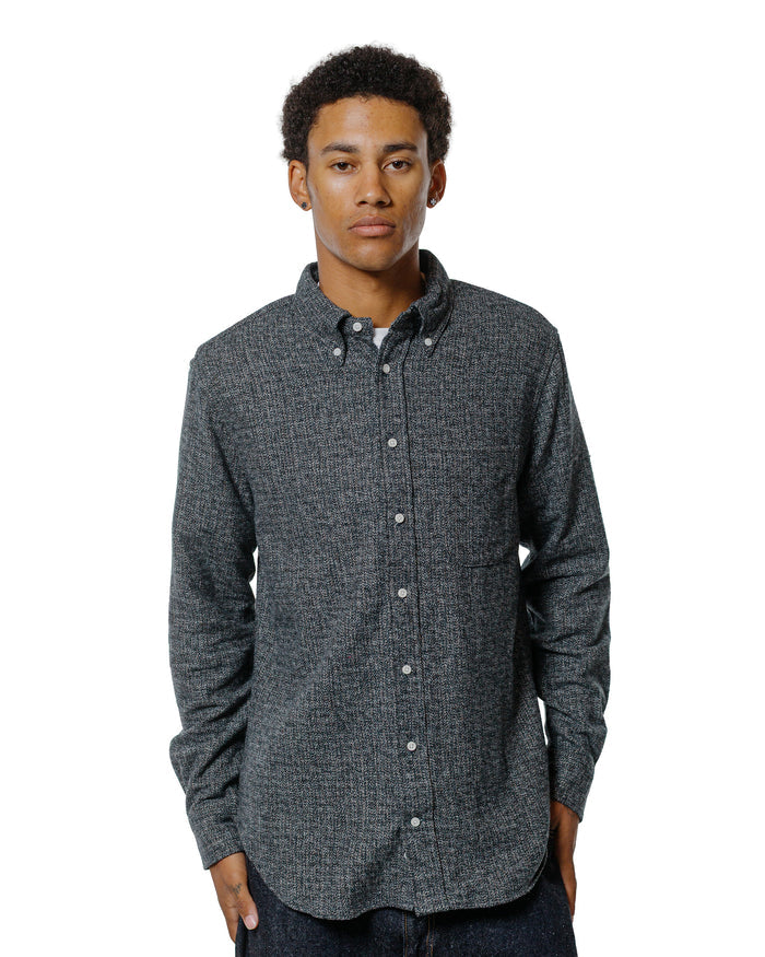 lost & found Gitman Vintage Bros. Gitman Vintage Bros. Grey Cotton Tweed Shirt