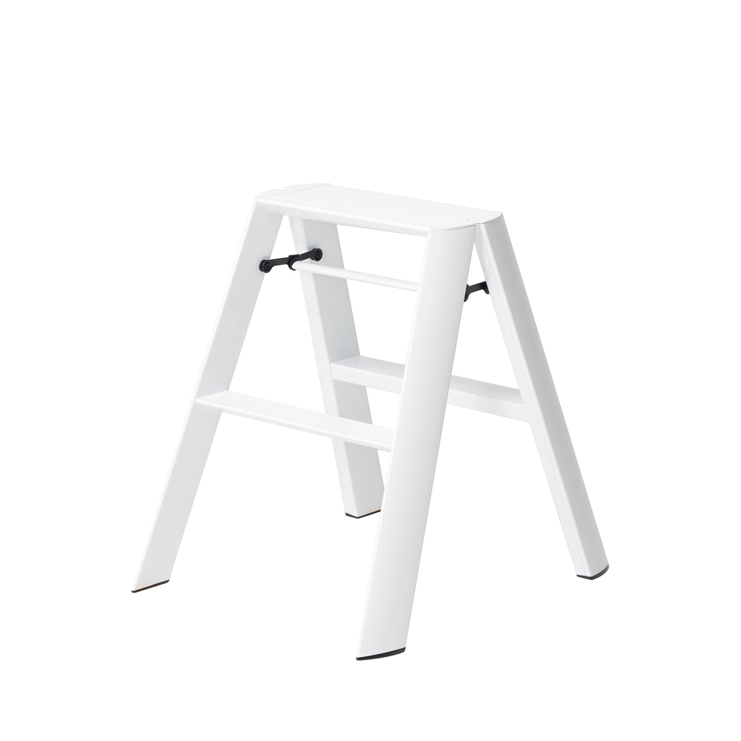 hasegawa | lucano 2 step ladder | white