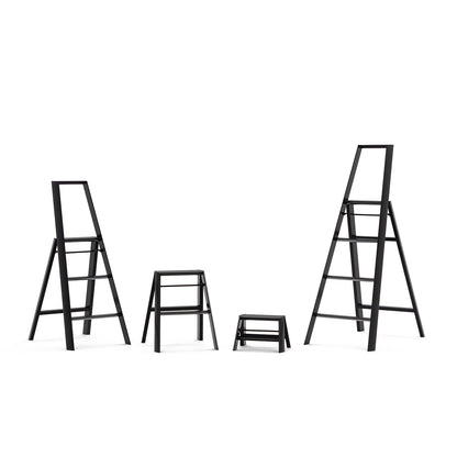 hasegawa | lucano 4 step ladder | black