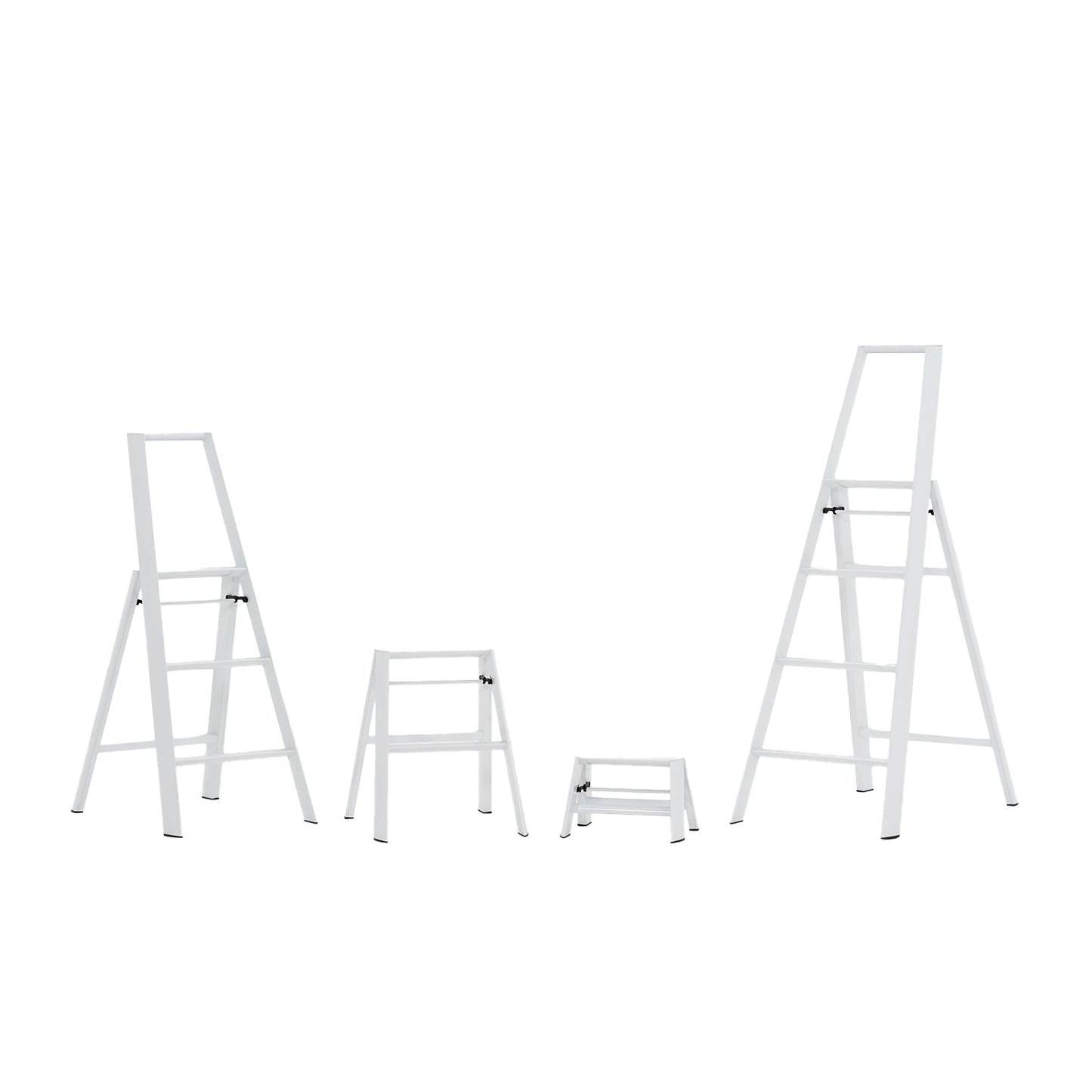 hasegawa | lucano 2 step ladder | white