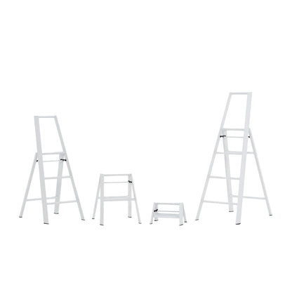 hasegawa | lucano 2 step ladder | white