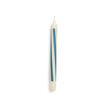 hay | green and blue pattern candle | set of 4