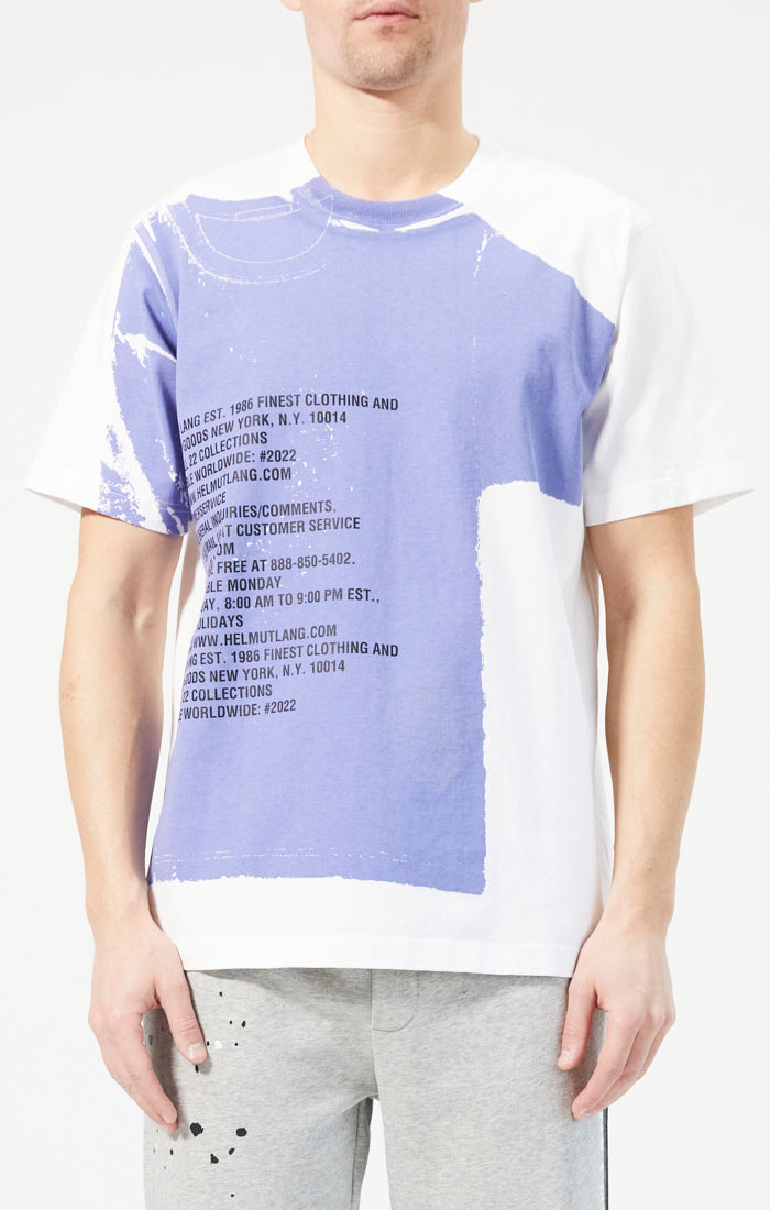 Helmut Lang Stencil Tee - White