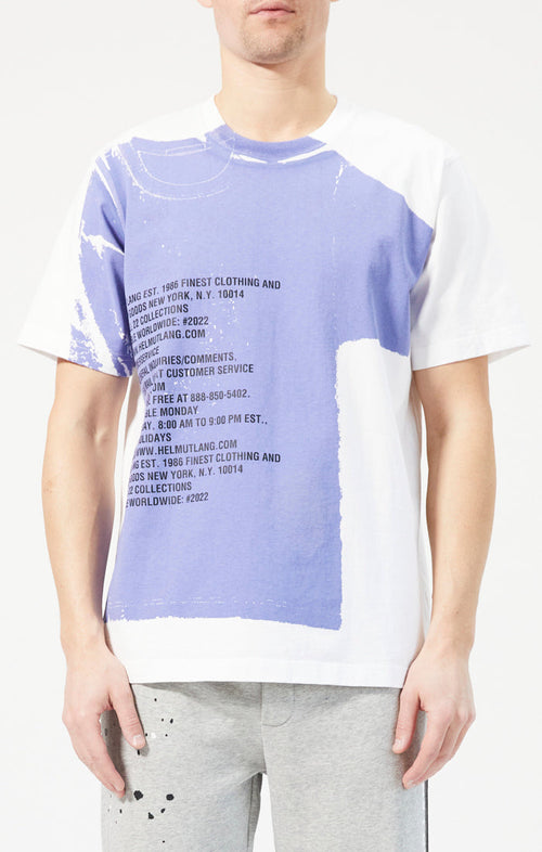 Helmut Lang Stencil Tee - White