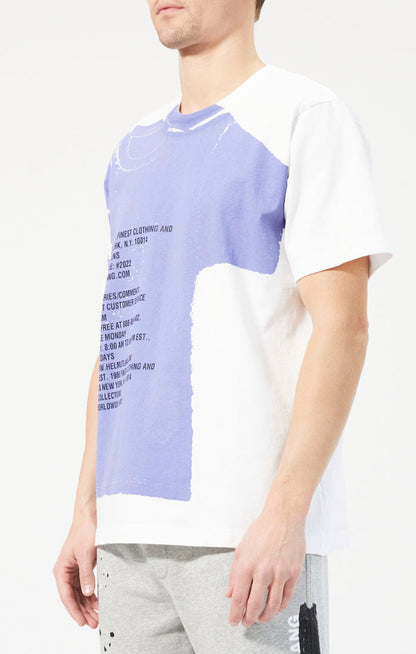 Helmut Lang Stencil Tee - White