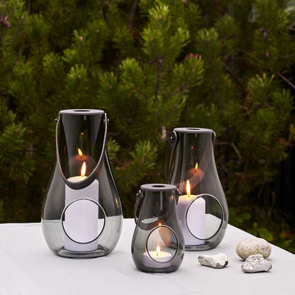 holmegaard | design with light lantern | smoke 29cm - LC