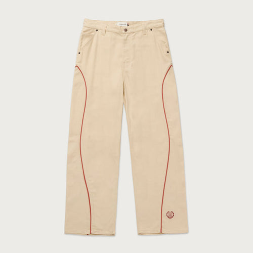 Honor The Gift Canvas Piping Pant - Bone