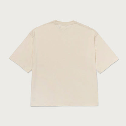 Honor The Gift Crest Logo Box Tee - Cream