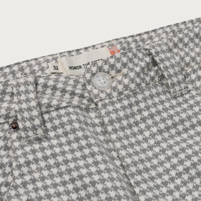 Honor The Gift Houndstooth HTG Pant - Bone