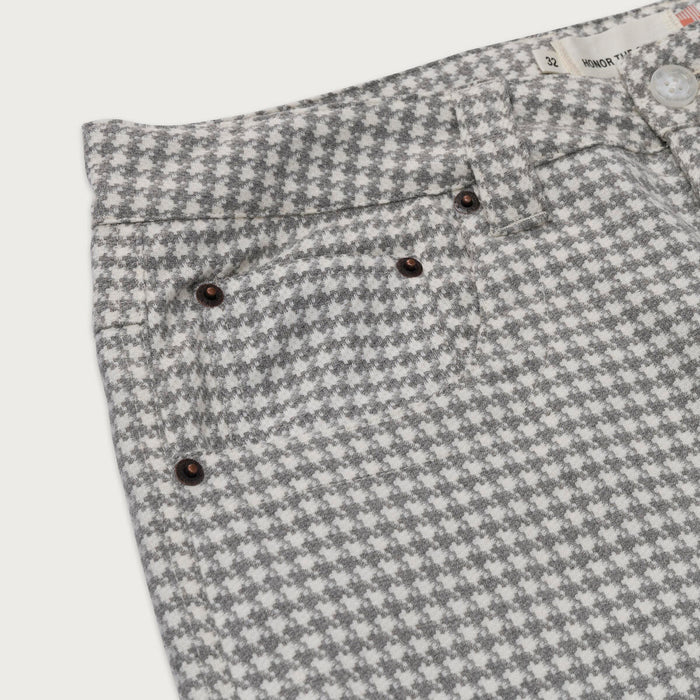 Honor The Gift Houndstooth HTG Pant - Bone