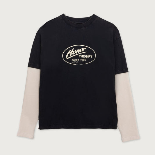 Honor The Gift Just Be L/S Tee - Black