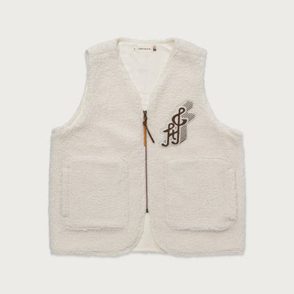 Honor The Gift Teddy Notes Vest - Cream
