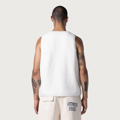 Honor The Gift Teddy Notes Vest - Cream