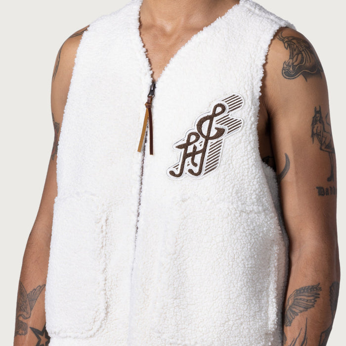 Honor The Gift Teddy Notes Vest - Cream