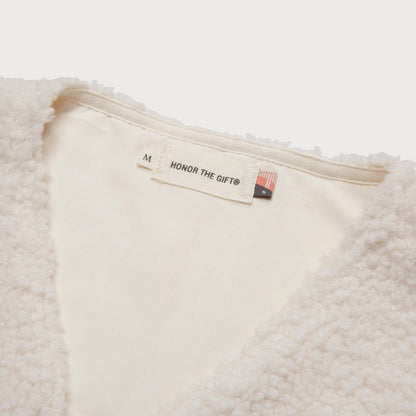 Honor The Gift Teddy Notes Vest - Cream