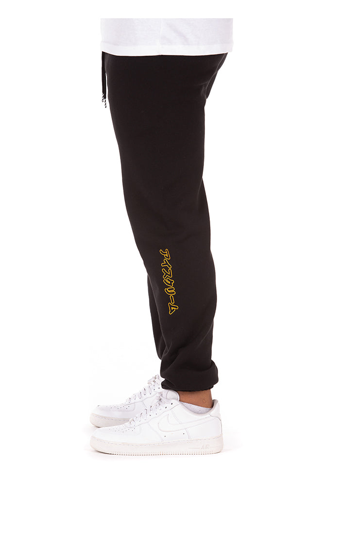 ICECREAM freezer sweatpant - black