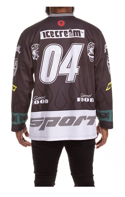 ICECREAM good food ls jersey  - black