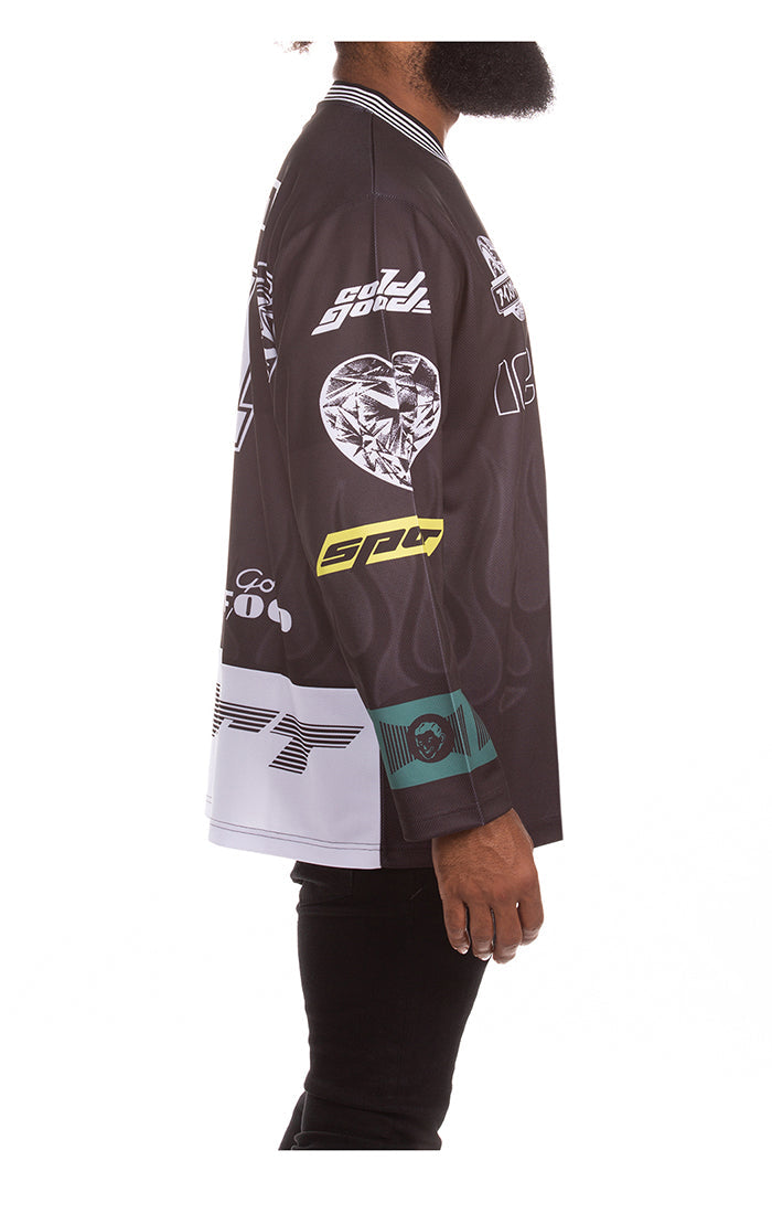 ICECREAM good food ls jersey  - black