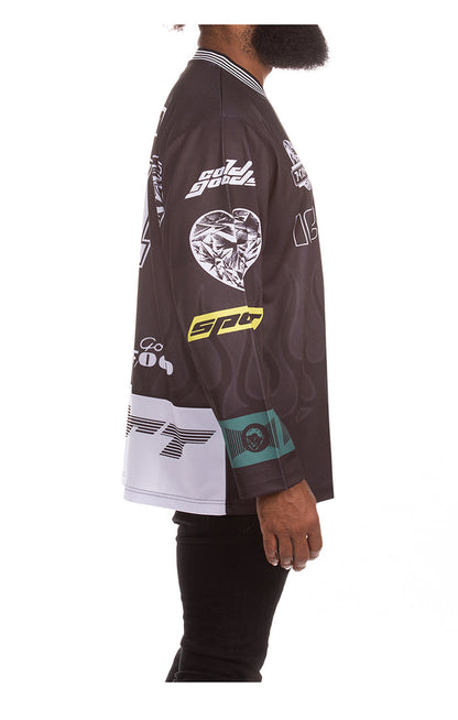 ICECREAM good food ls jersey  - black