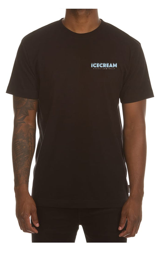 ICECREAM menu ss tee - black