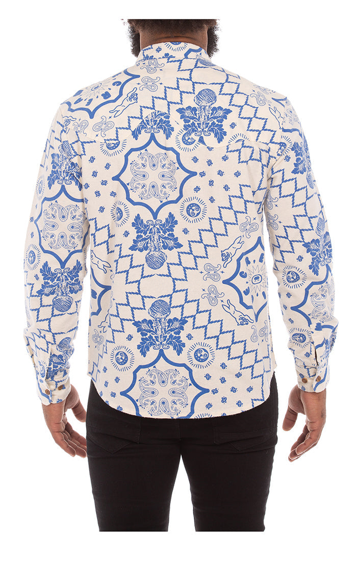 ICECREAM the bands ls woven - antique white