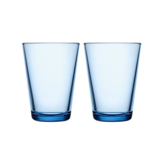 iittala | kartio highball glass | set of 2 | aqua