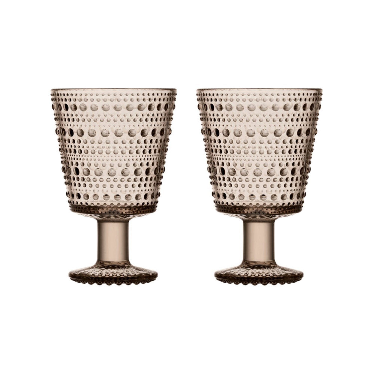 iittala | kastehelmi universal glass | set of 2 | linen - LC