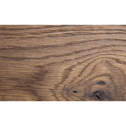 janua | bc 07 basket table round | smoked oak + black base 185cm