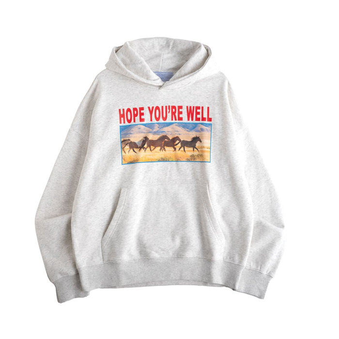 JUNGLES Horses Hoodie - Grey