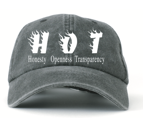 JUNGLES Hot Distressed Cap - Washed Black