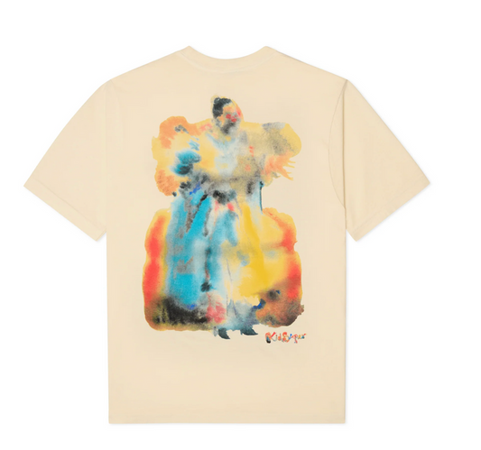KidSuper Studios BLOTCHY LADY TEE  AW25-TEE-09 - Cream