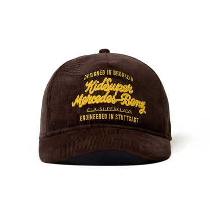 KidSuper x Mercedes Benz Chainstitch Hat - Brown