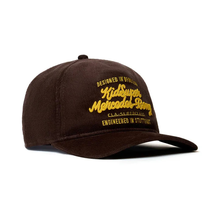 KidSuper x Mercedes Benz Chainstitch Hat - Brown