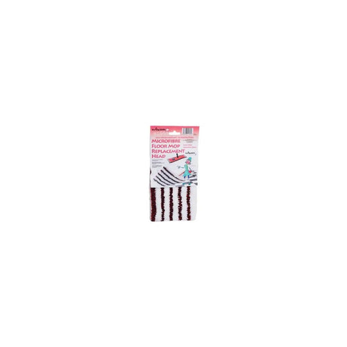 Klean Flat Microfibre Floor Mop Refill Red/White (12706) Wham Storage