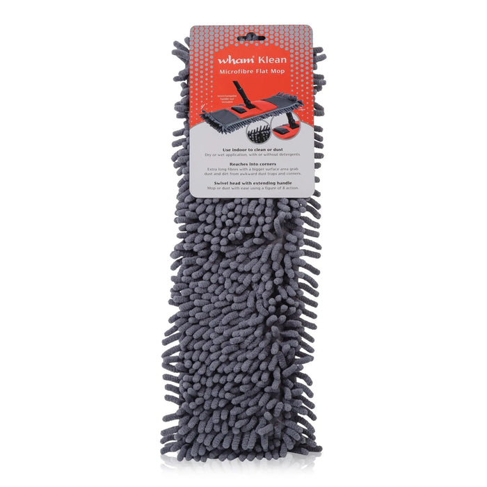 Klean Microfibre Noodle Flat Mop Head Wham Storage