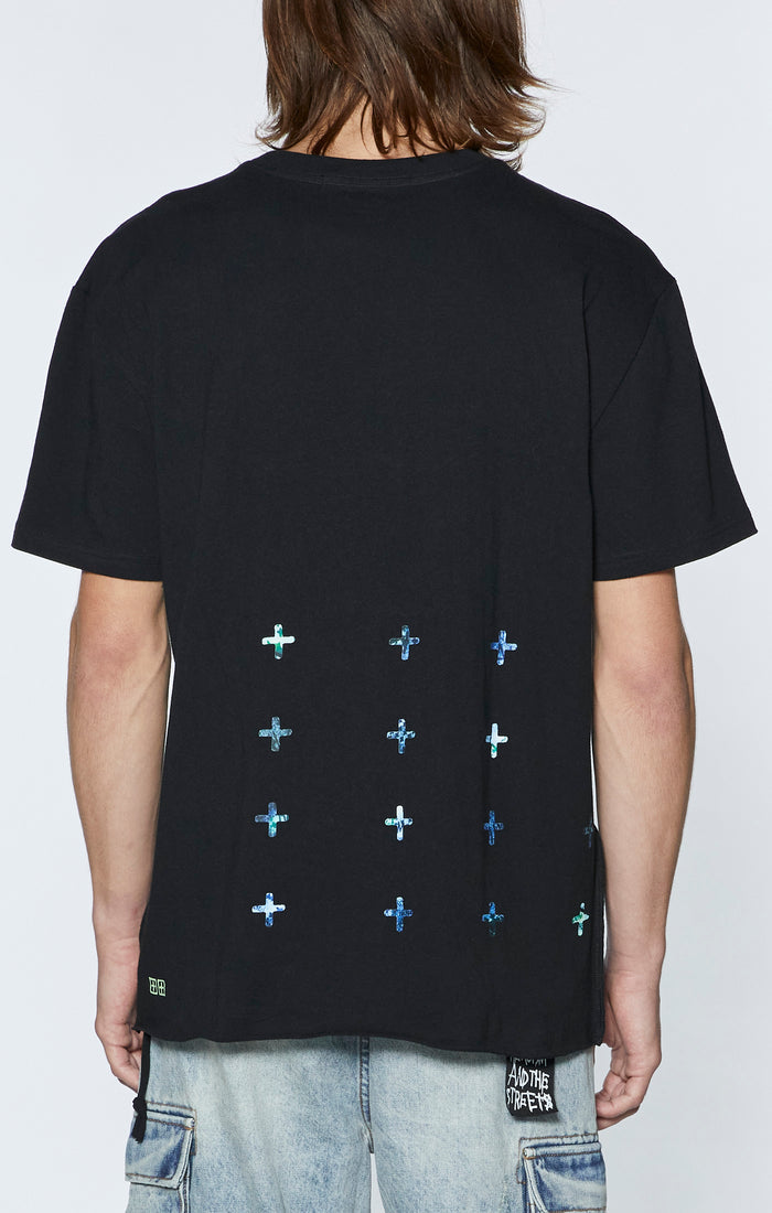 KSUBI space palm biggie ss tee - black