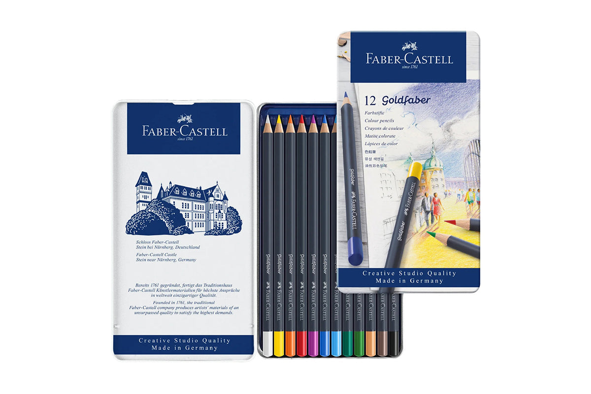Faber-Castell - Goldfaber Color Pencils - 12 Color Set