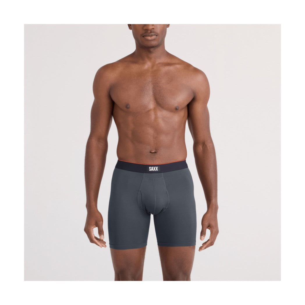 SAXX - MULTI-SPORT MESH BOXER BRIEF | Turbulence w/ Black